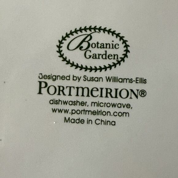 Portmeirion Botanic Garden Square Container Dish 6 In. Sweat Pea - Picture 5 of 8